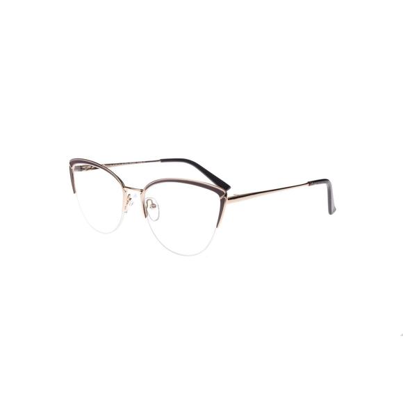 NEW Jo Noella Eyewear JN-3024 Brown & Gold Eyeglasses 54/17/140 - Picture 1 of 1